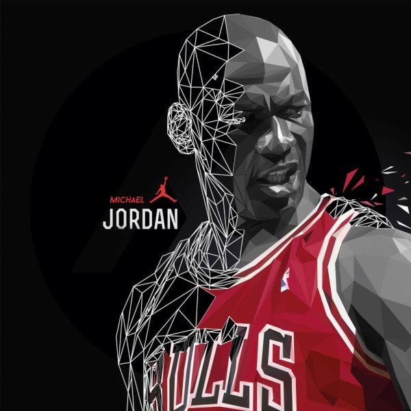 Баскетбол Майкл Джордан арт