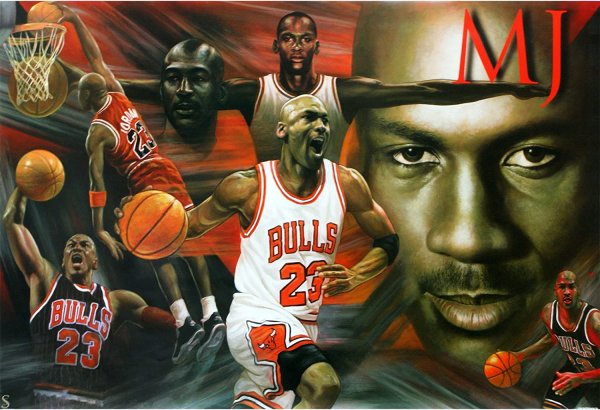 Майкл Джордан Постер