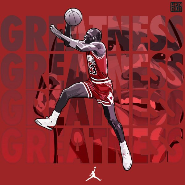 Майкл Джордан 23 Постер