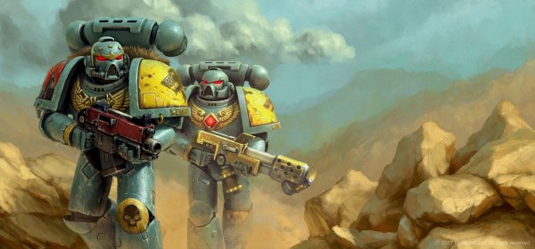 Робаут Жиллиман с мечом императора