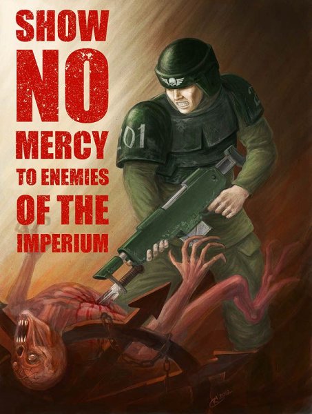 Гвардия вархаммер 40000 плакат