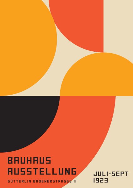 Плакаты дизайнеров Баухауз