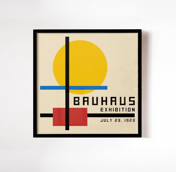 Баухауз Германия плакат 1927