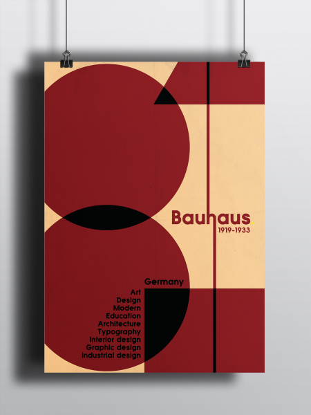 Баухауз плакаты 1919-1933