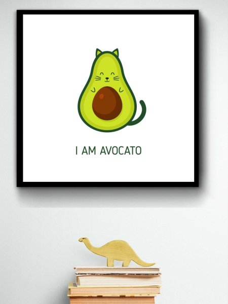 Маленькие рисунки авокадо