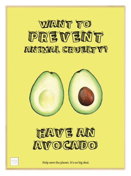 Авокадо красками