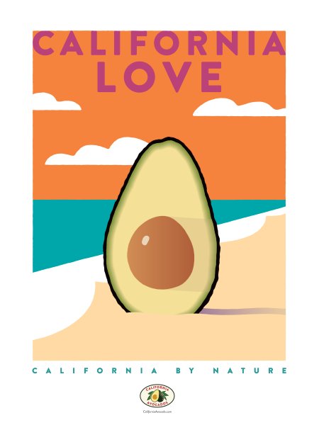 Плакат авокадо