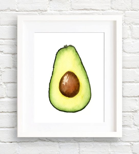 Постеры на кухню с авокадо