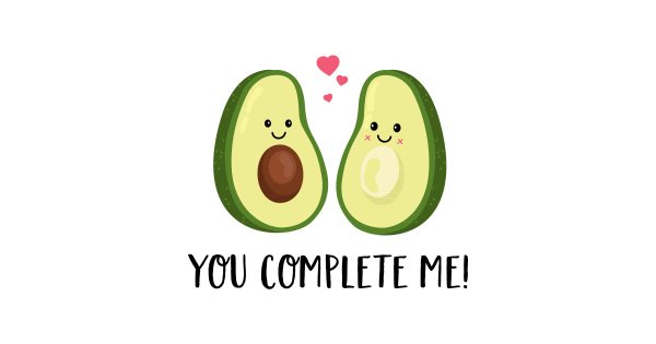 Авокадо стилизация