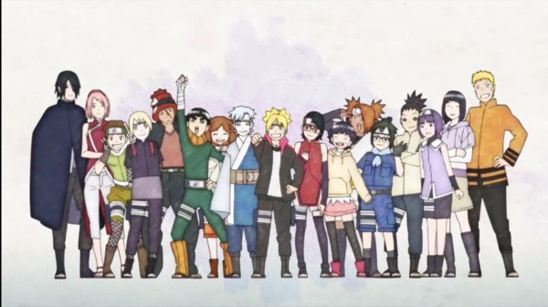 Аниме герои из Наруто и Боруто