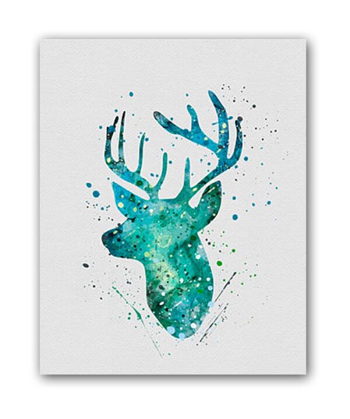 Олень в скандинавском стиле