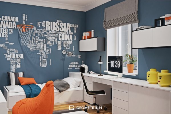 Комната для мальчика подростка в скандинавском стиле