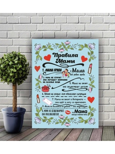 Постер маме на день рождения