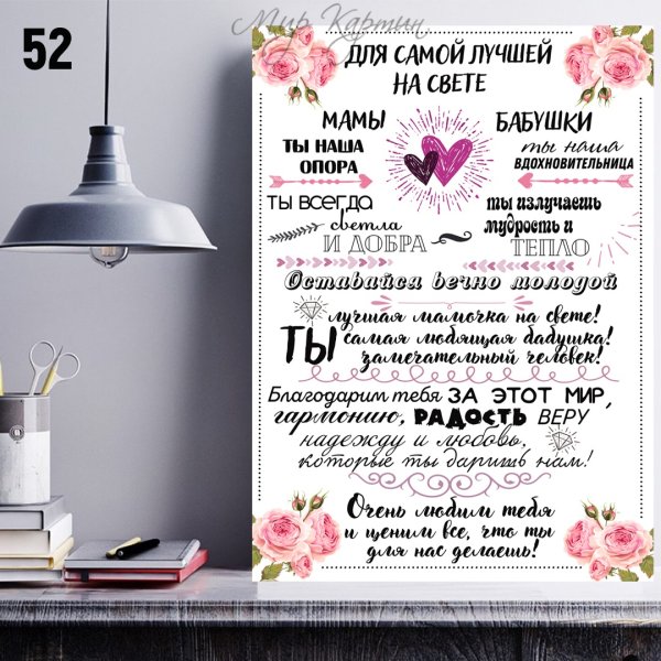 Постер ко Дню матери