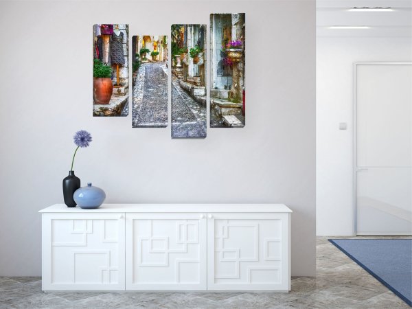 Вертикальные картины для интерьера