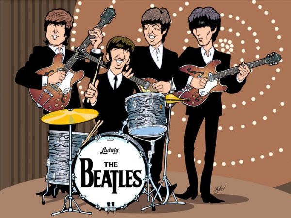 Группа the Beatles арт