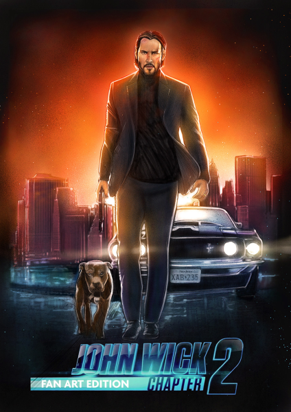 Киану Ривз Джон уик Постер