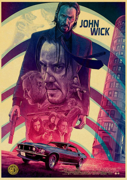 Джон уик 2014 Постер