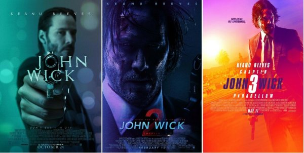 Джон уик 2014 Постер