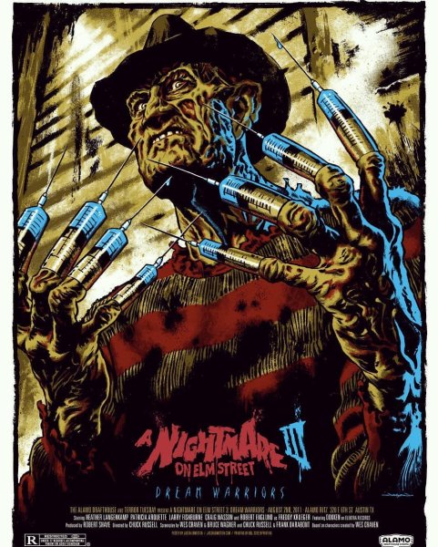 Кошмар на улице Вязов фильм 1984 Постер