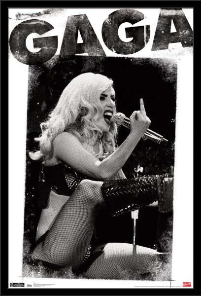 Плакат на концерт леди Гаги