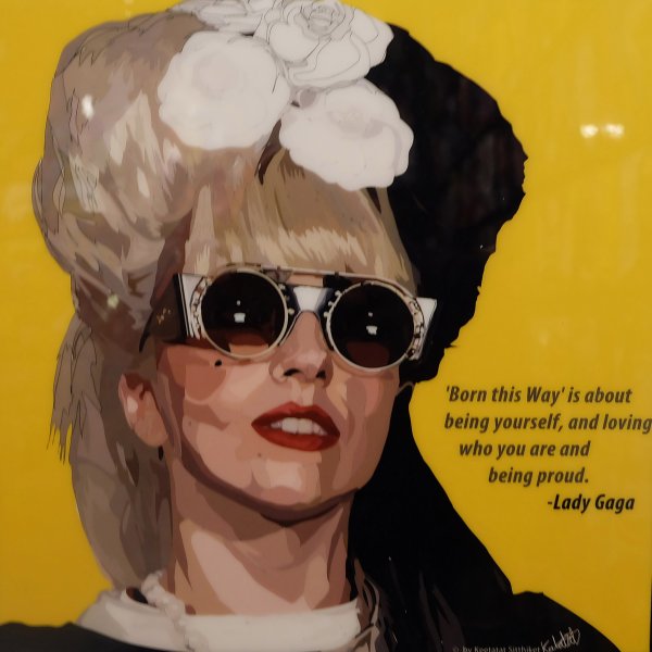 Леди Гага плакат