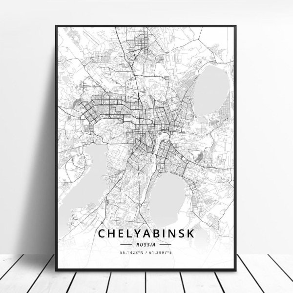 Стилизованная карта Москвы