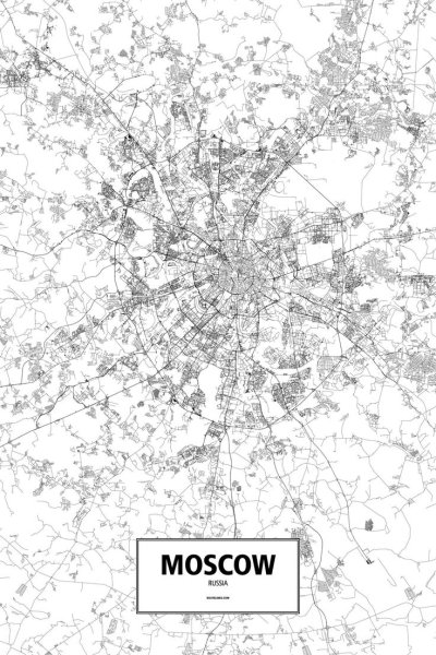 Иллюстрированная карта Москвы