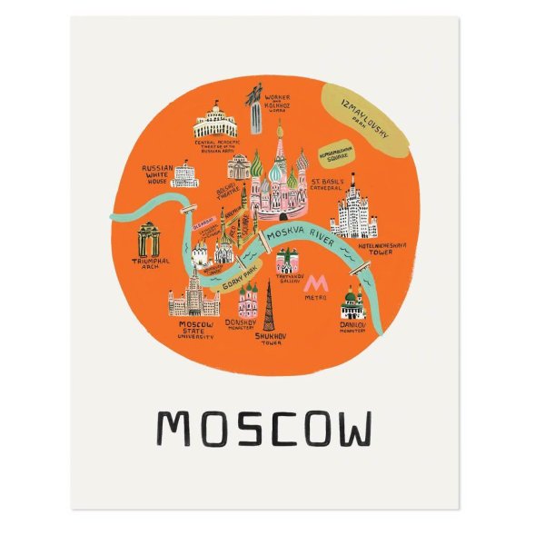 Юрий Гордон карта Москвы