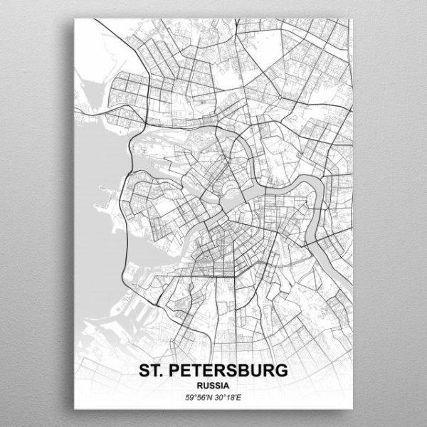 Карта города иллюстрация