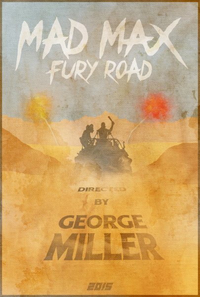 Mad Max Fury Road Постер
