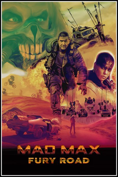 Безумный Макс: дорога ярости Постер старый