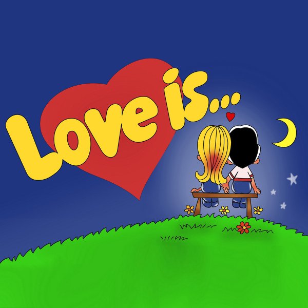 Портрет в стиле Love is