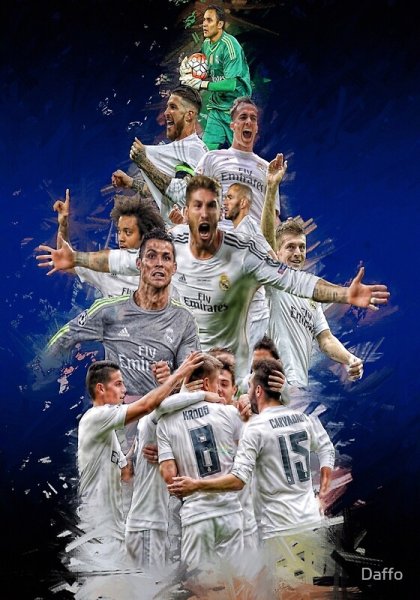 Мадридский Реал Постер