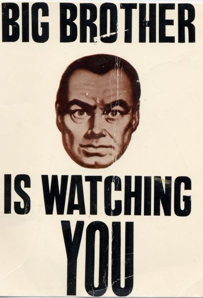 Big brother watching you Оруэлл 1984