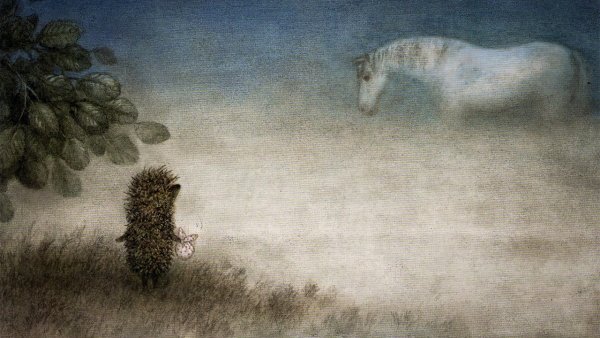 Картина Ежик в тумане маслом