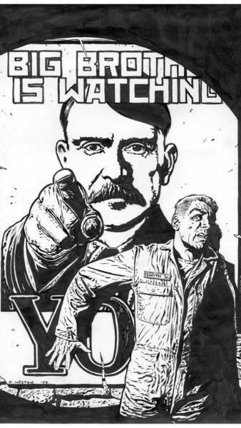 1984 Джордж Оруэлл большой брат