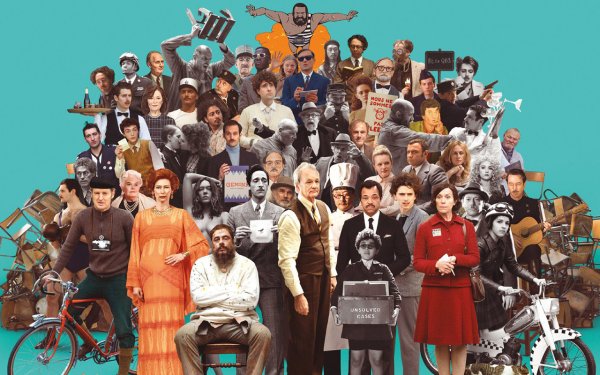 Уэс Андерсон французский Вестник кадры