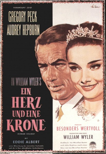 Римские каникулы фильм Постер