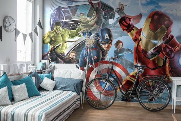 Детская комната в стиле Марвел