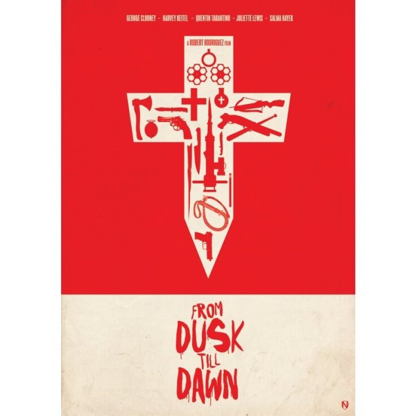 От заката до рассвета 1996 Постер