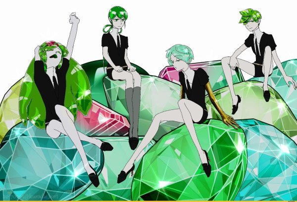 Вселенная самоцветов аниме