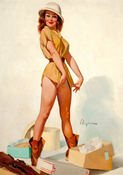 Джанет Рэй пин ап