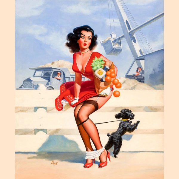 Американские плакаты с девушками