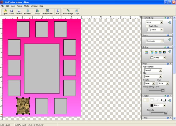 Постер мейкер в продакшн