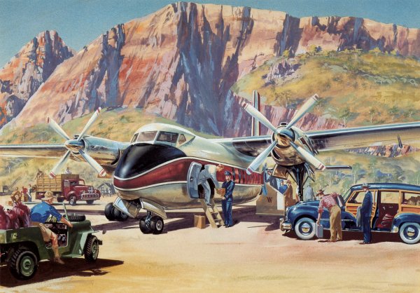 Картина самолёт