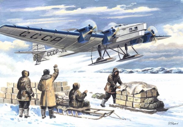 Полярная Авиация СССР ТБ 3