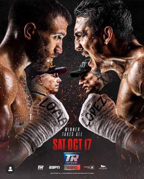 Постер боёв бокса