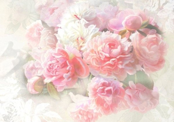 Нежные пастельные цветы