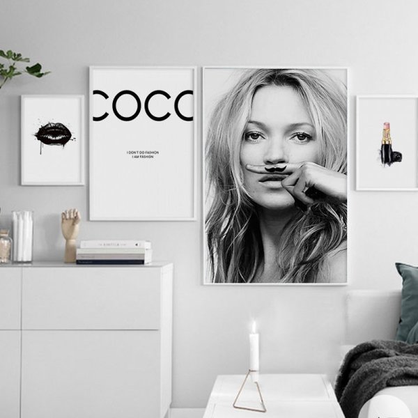Постеры для дома черно белые